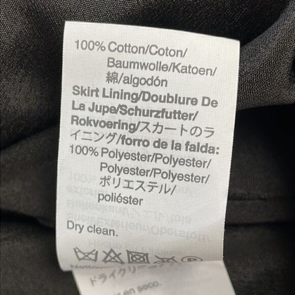 J Crew Linen Lace Up Tie Black Mini Dress Sleeveless V Neck LBD Sz 4 - Picture 11 of 12